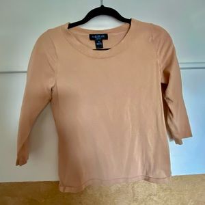 August Silk Petite 3/4 Sleeve Top